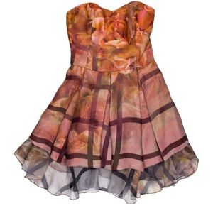 LAPOINTE
Sally LaPointe Strapless Silk Dress